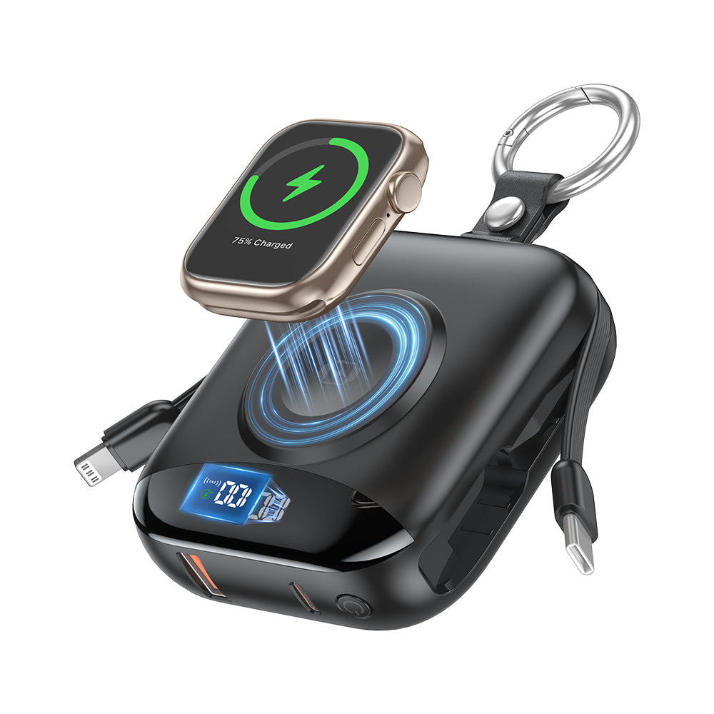 Portable Power Bank with Wireless Charger