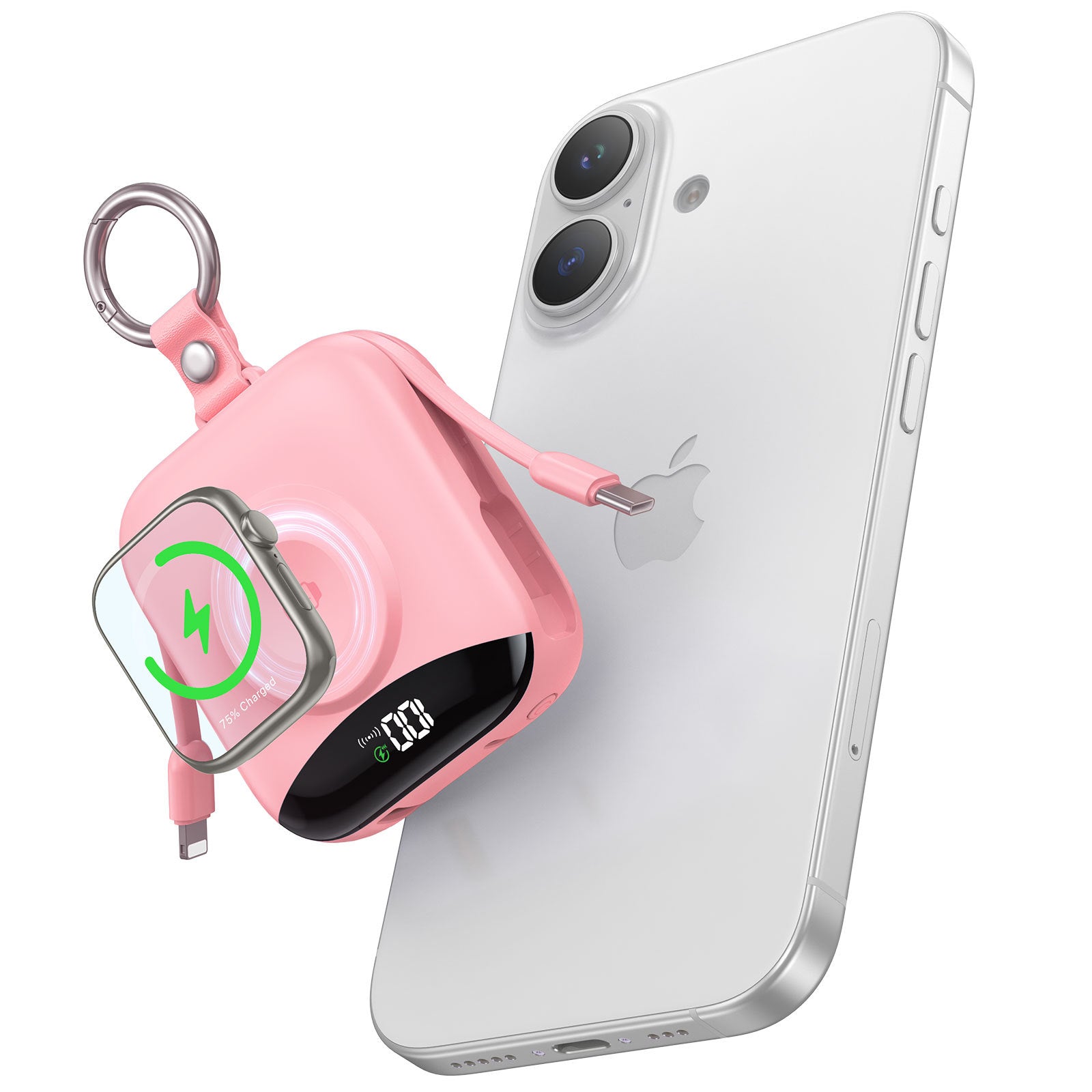 Portable Power Bank with Wireless Charger