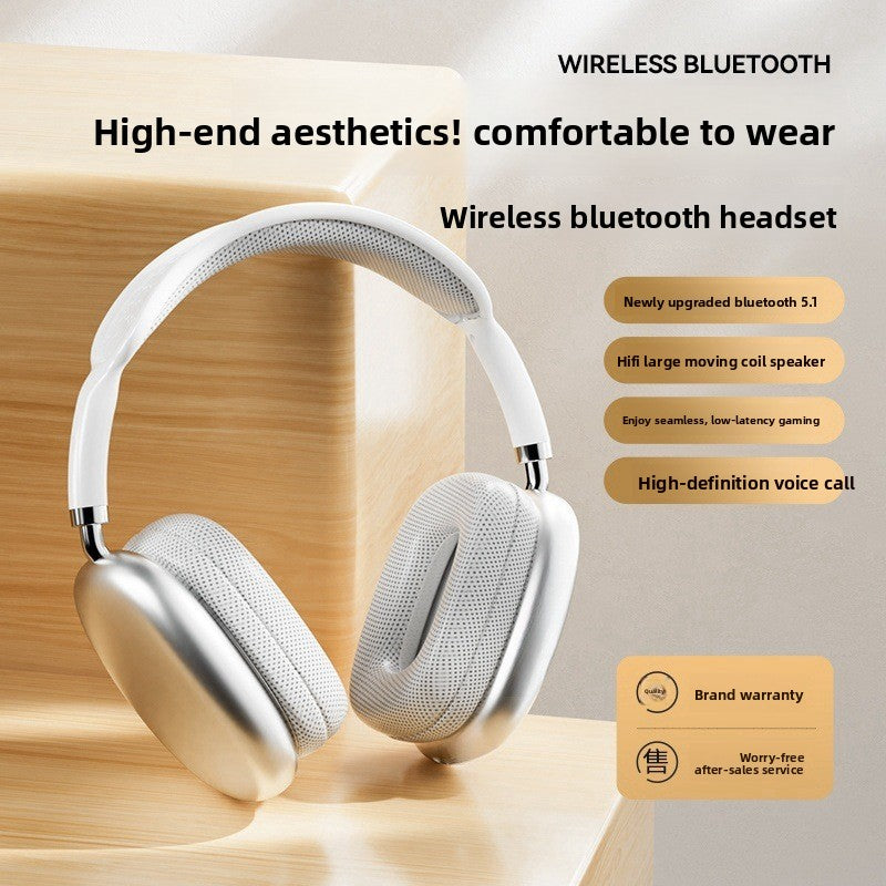 Over-ear Bluetooth headphones